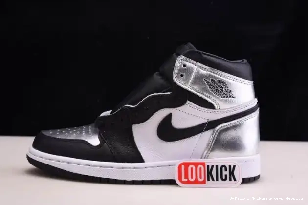 Official Maikesneakers 1 OG TOE JORDAN AIR SILVER WMNS HIGH CD0461-001 0407